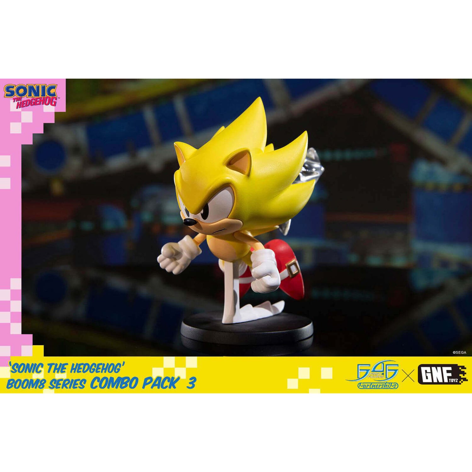 Sonic The Hedgehog Basic Super Sonic Action Figure