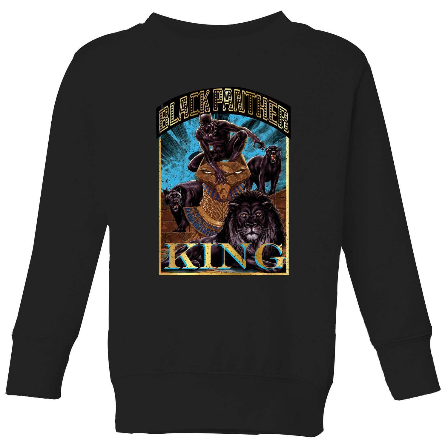 Marvel Black Panther Homage Kids' Sweatshirt - Black