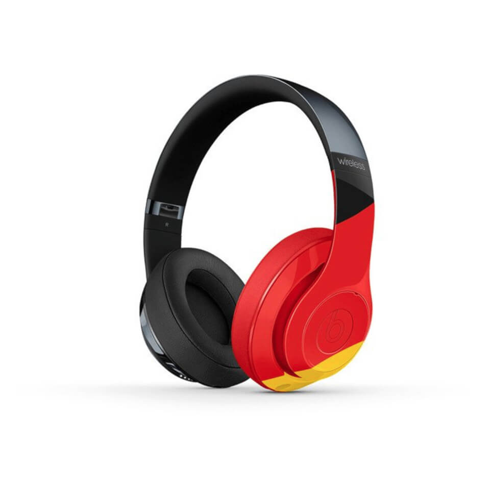 Beats by Dr. Dre Studio 2 Wireless Noise Cancelling Headphones Unity Edition Black Red Yellow IWOOT UK