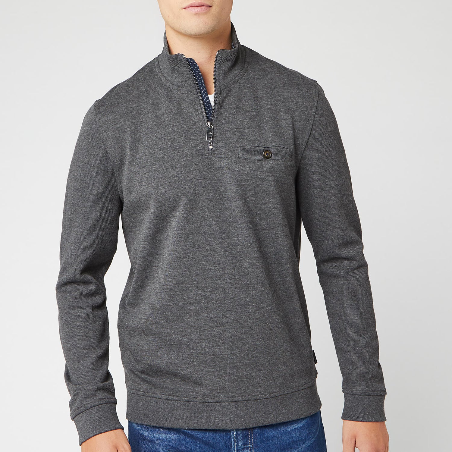 Ted Baker Men's Muggie Half Zip Funnel 