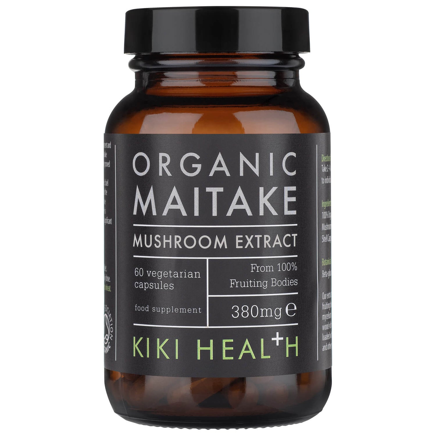 KIKI Health Organic Maitake Extract Mushroom (60 Vegicaps)