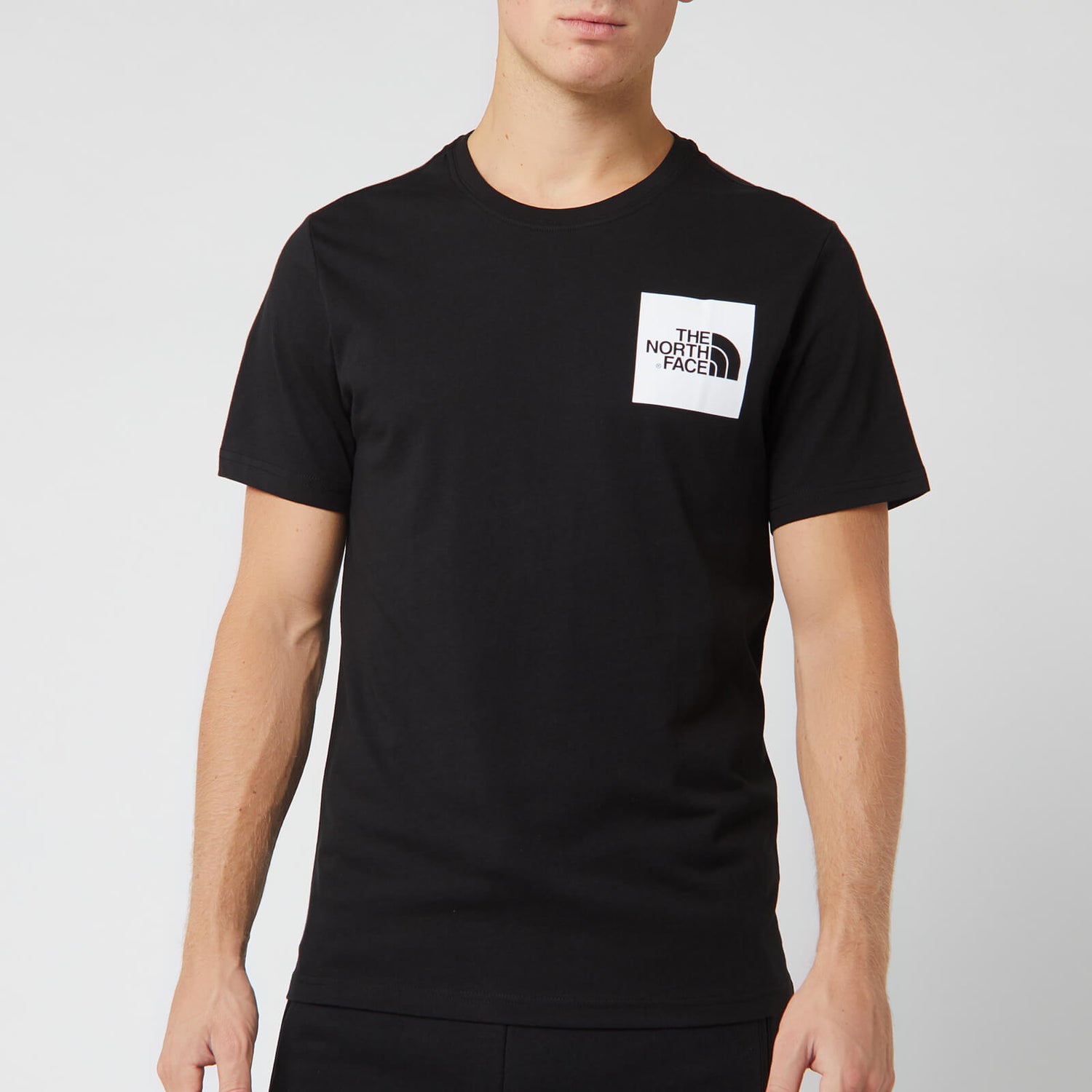 The North Face Men's Short Sleeve Fine T-Shirt - TNF Black | TheHut.com