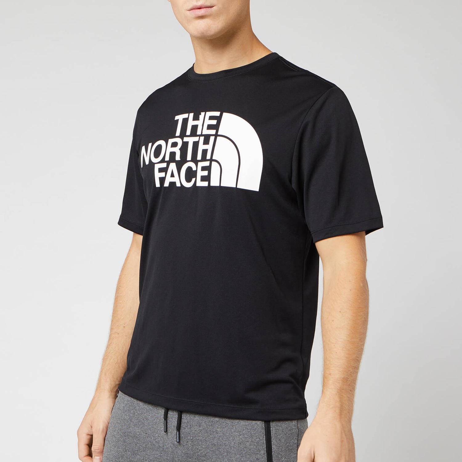 The North Face Men s Flex 2 Big Logo Short Sleeve T Shirt TNF Black TheHut