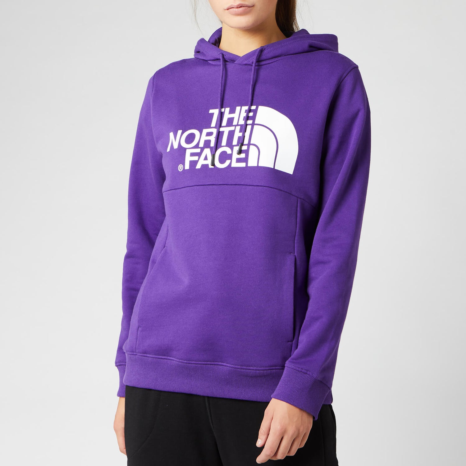 Womens purple north face hoodie discount