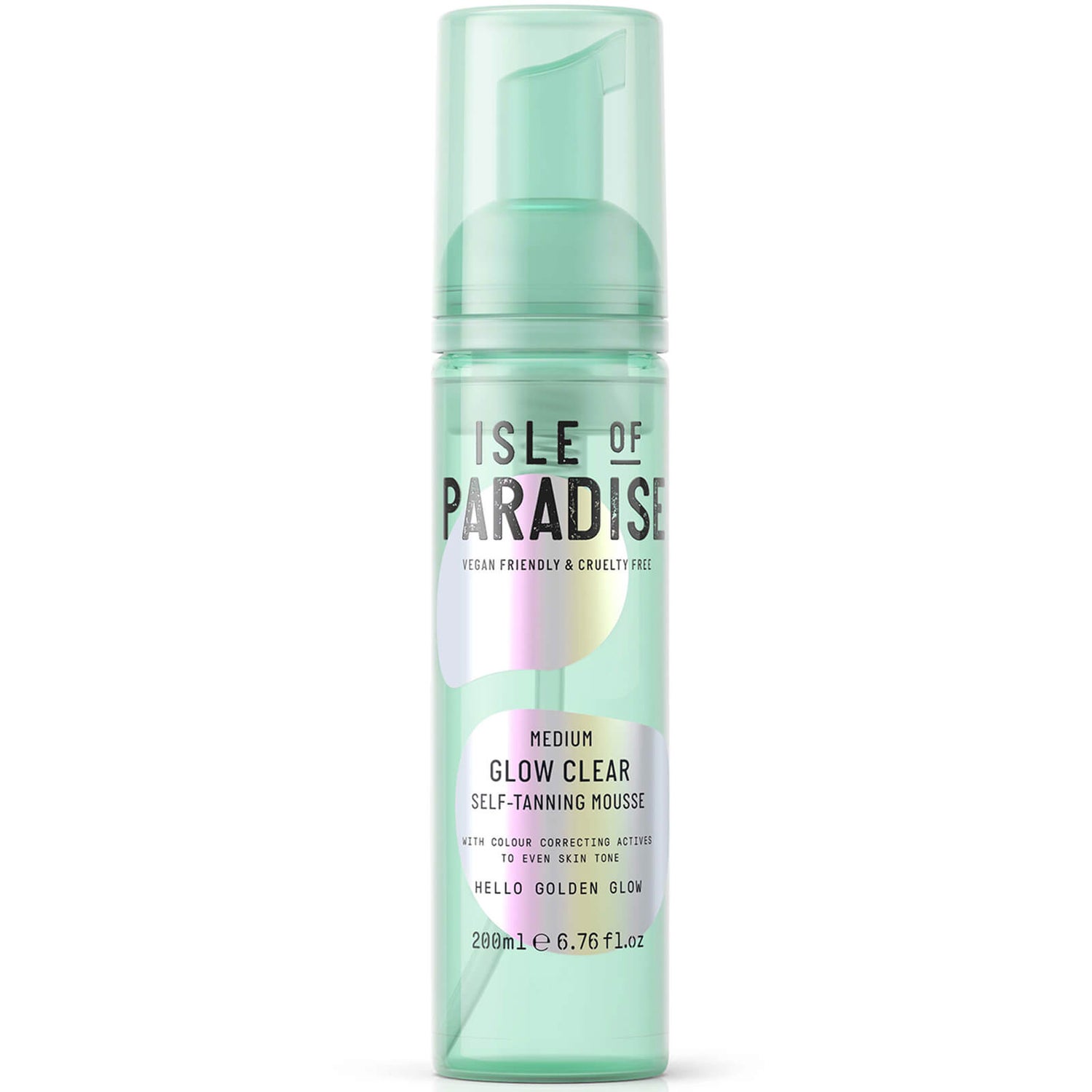 Isle of Paradise Glow Clear SelfTanning Mousse Medium 200ml