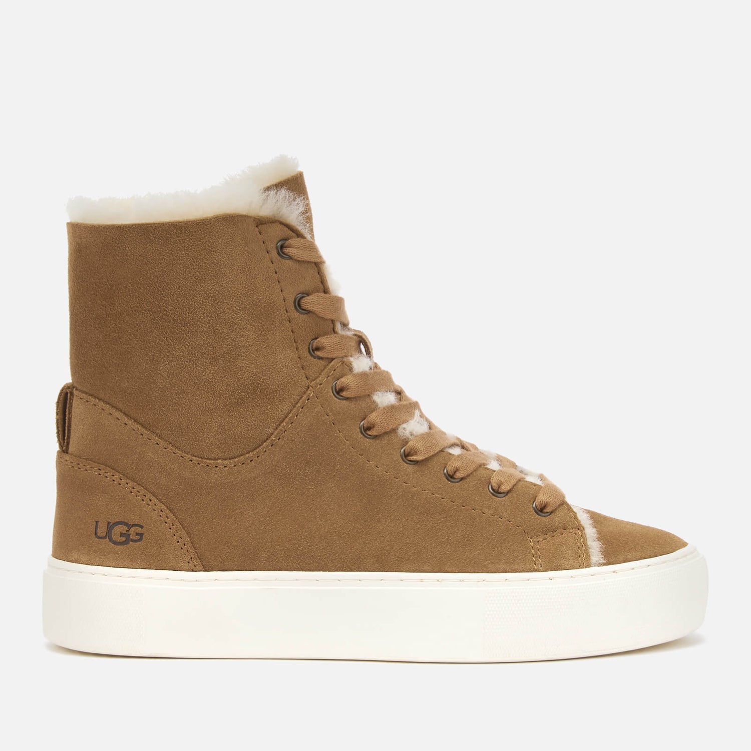 UGG Women s Beven Suede Hi Top Trainers Chestnut TheHut