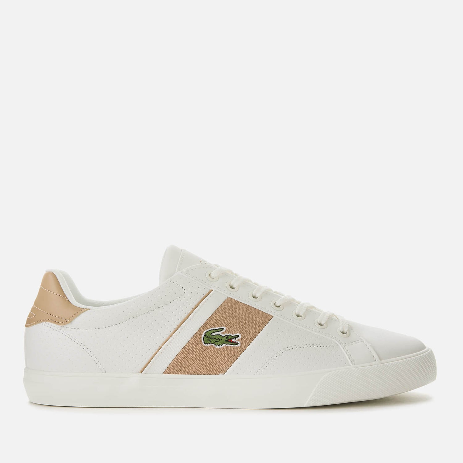 Tan on sale lacoste trainers