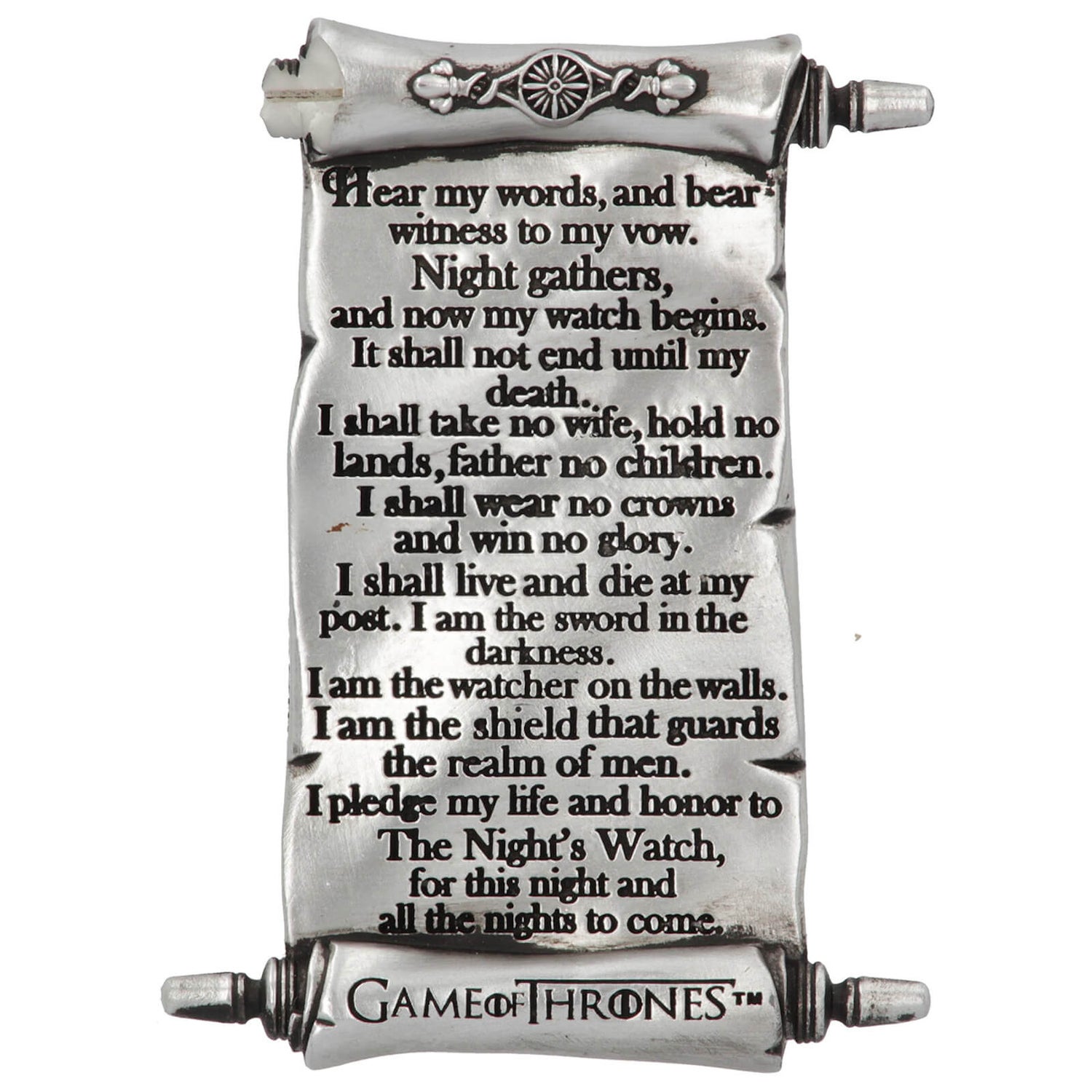 Game of Thrones Nights Watch Magnet Gifts Zavvi UK