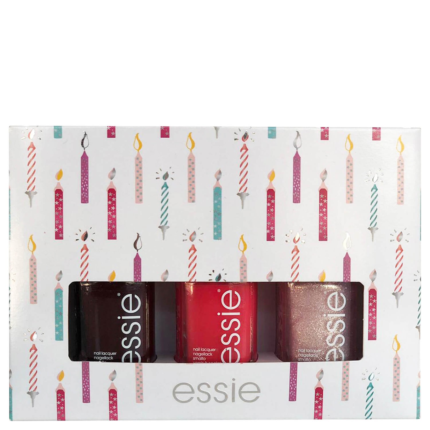 For x 3 essie Birthday LOOKFANTASTIC - 13.5ml Trio Kit Her Gift