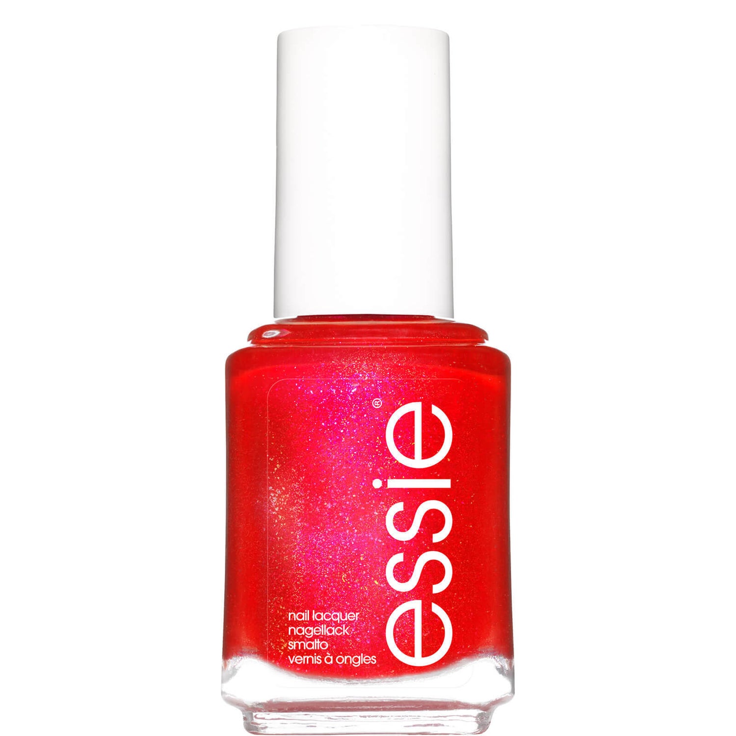 essie Celebrating Moments 635 Let's Party Red Shimmer Nail Polish 13 ...