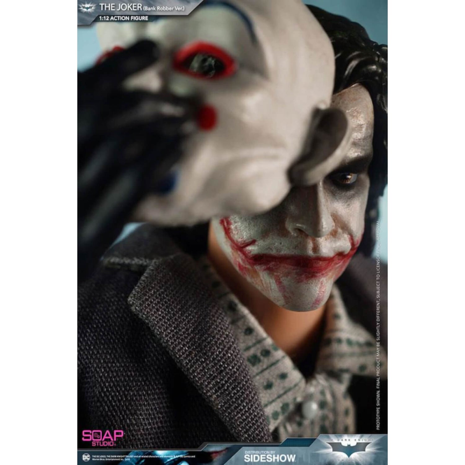Soap Studio Batman: The Dark Knight 1/12 The Joker (Bank Robber Version)  17cm Action Figure Merchandise | Zavvi Australia