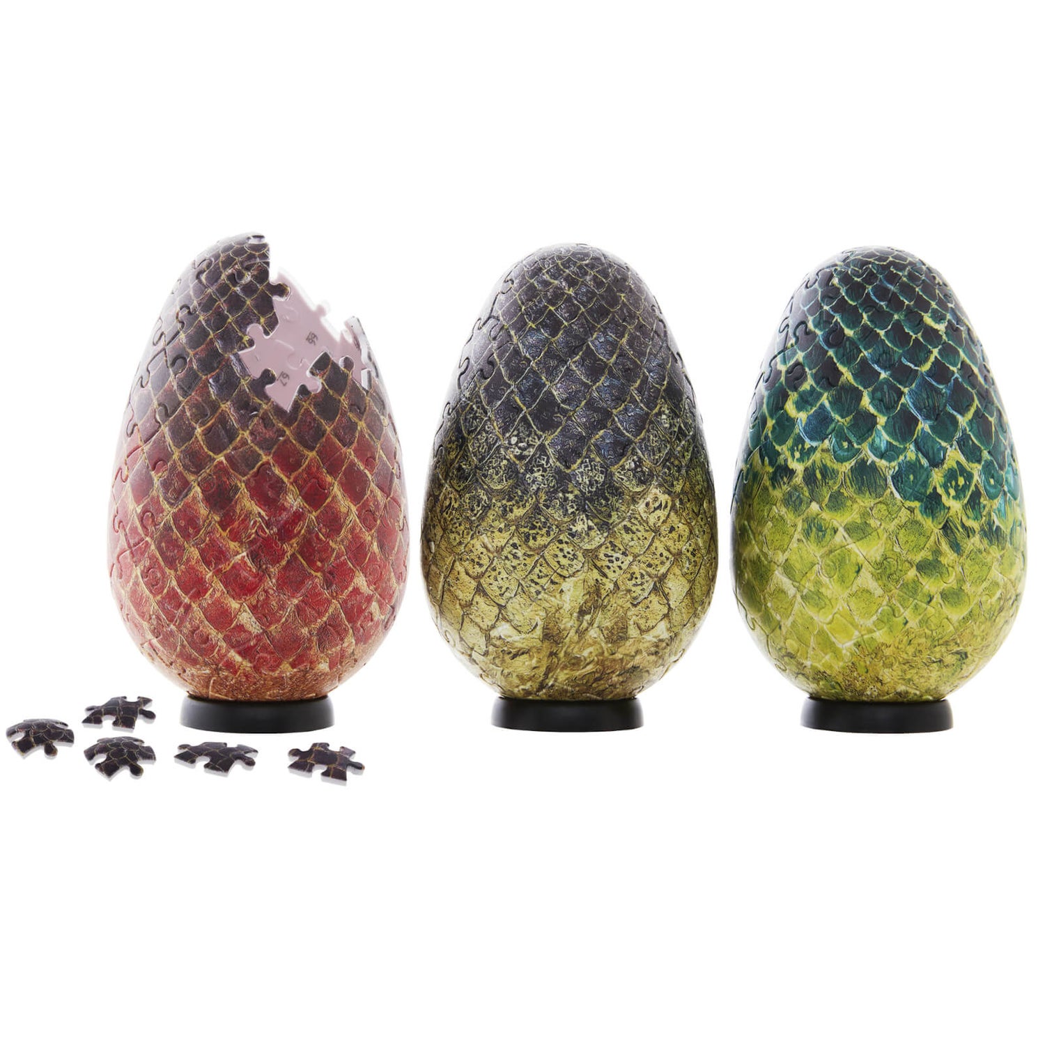 Game of Thrones Dragon Egg Set 3D Puzzle (240 Pieces)