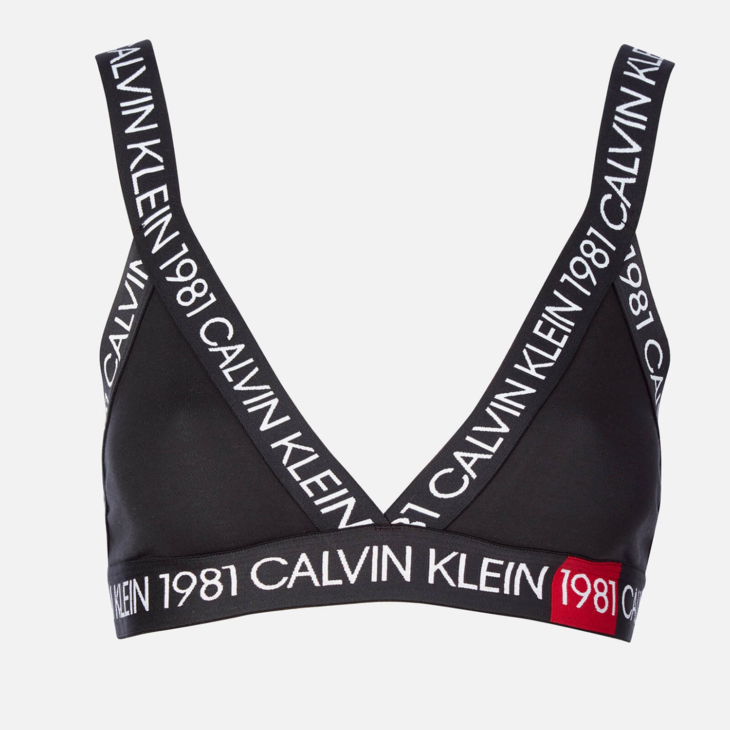 Calvin Klein Women's 1981 Unlined Bralette - Black | TheHut.com