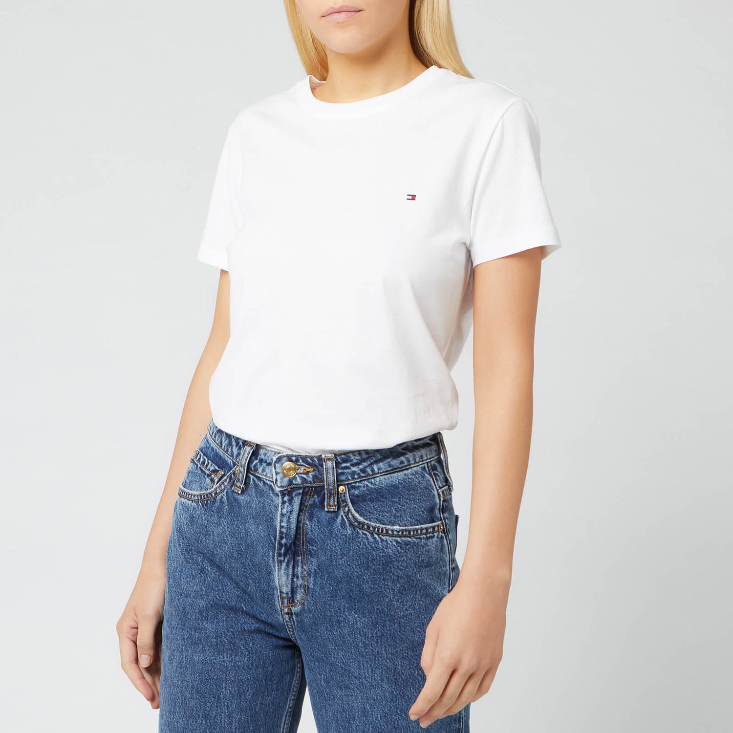 Tommy Hilfiger Women's Heritage Crew Neck T-Shirt - Classic White - S