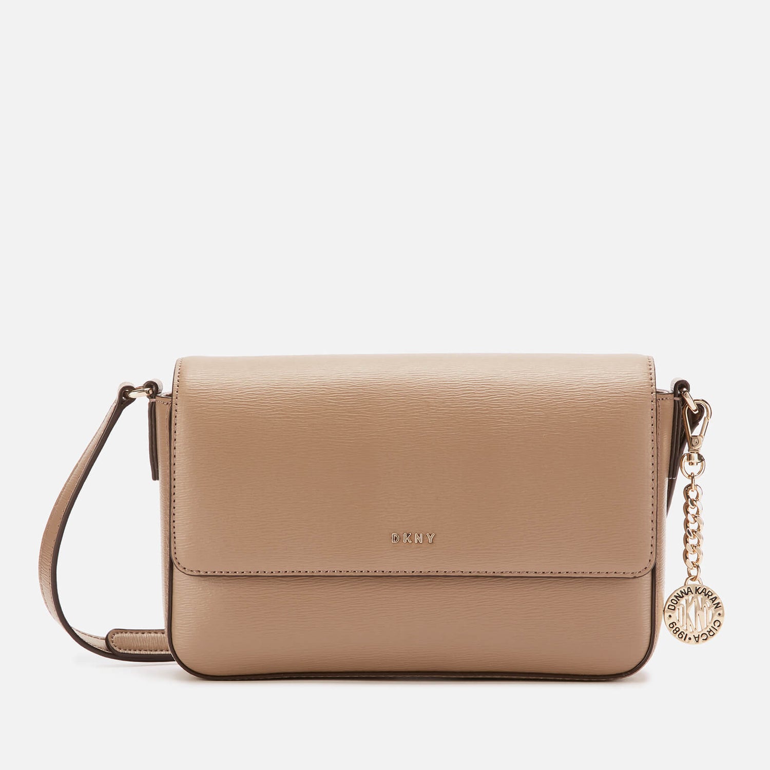 DKNY Women s Bryant Medium Flap Sutton Cross Body Bag Dune