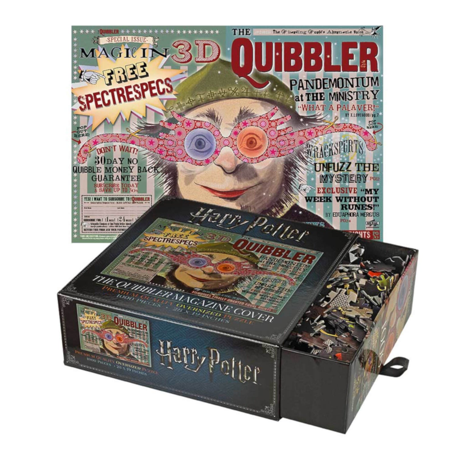 Harry Potter The Quibbler Magazine 1,000 Piece Jigsaw Puzzle