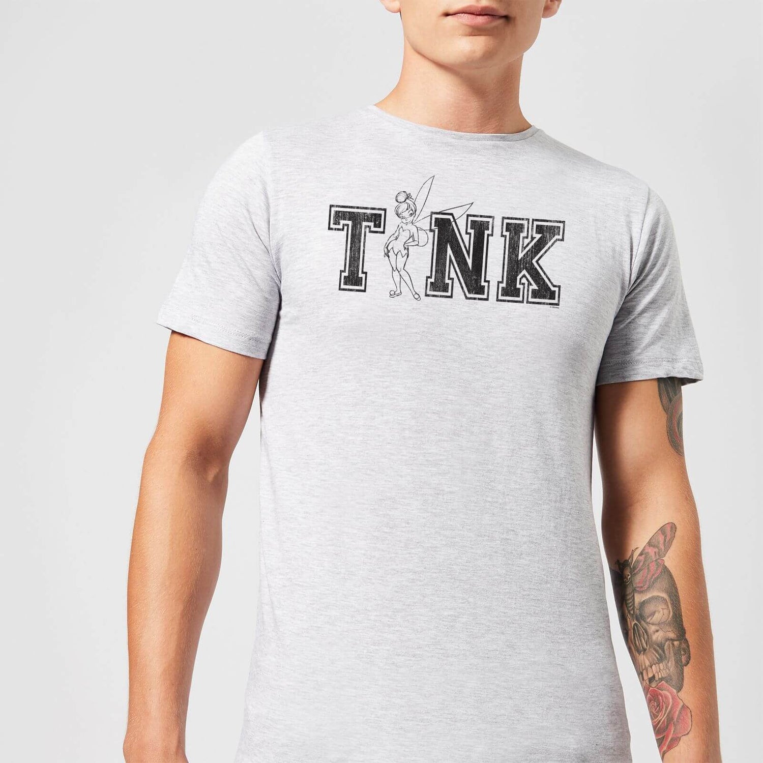 Disney Peter Pan Tinkerbell Men's T-Shirt - Grey - XS