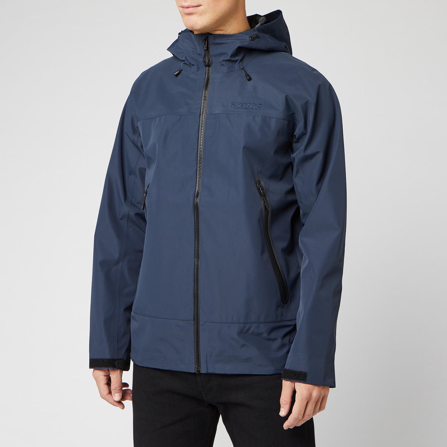 Superdry Men s Hydrotech Waterproof Jacket Navy TheHut