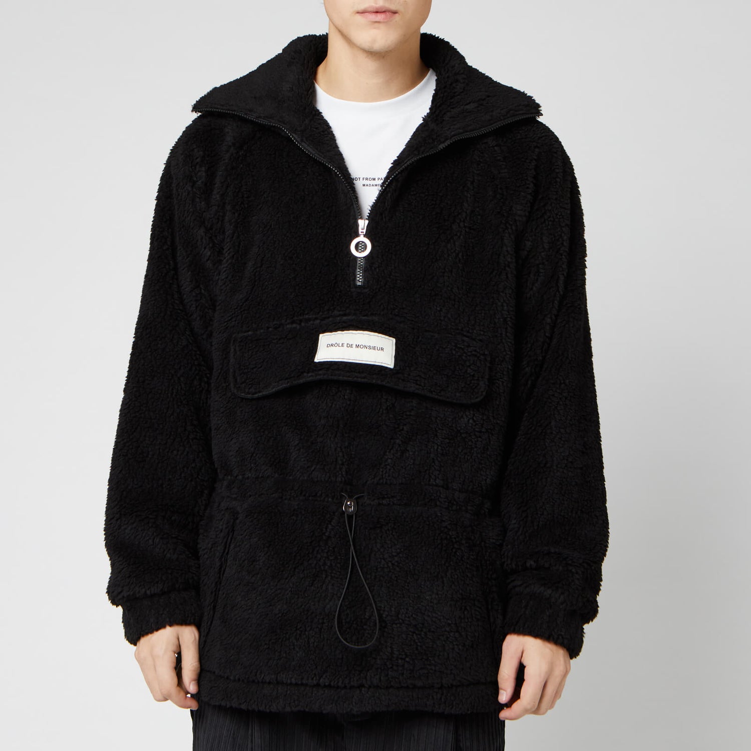 drole de monsieur sherpa hoodie