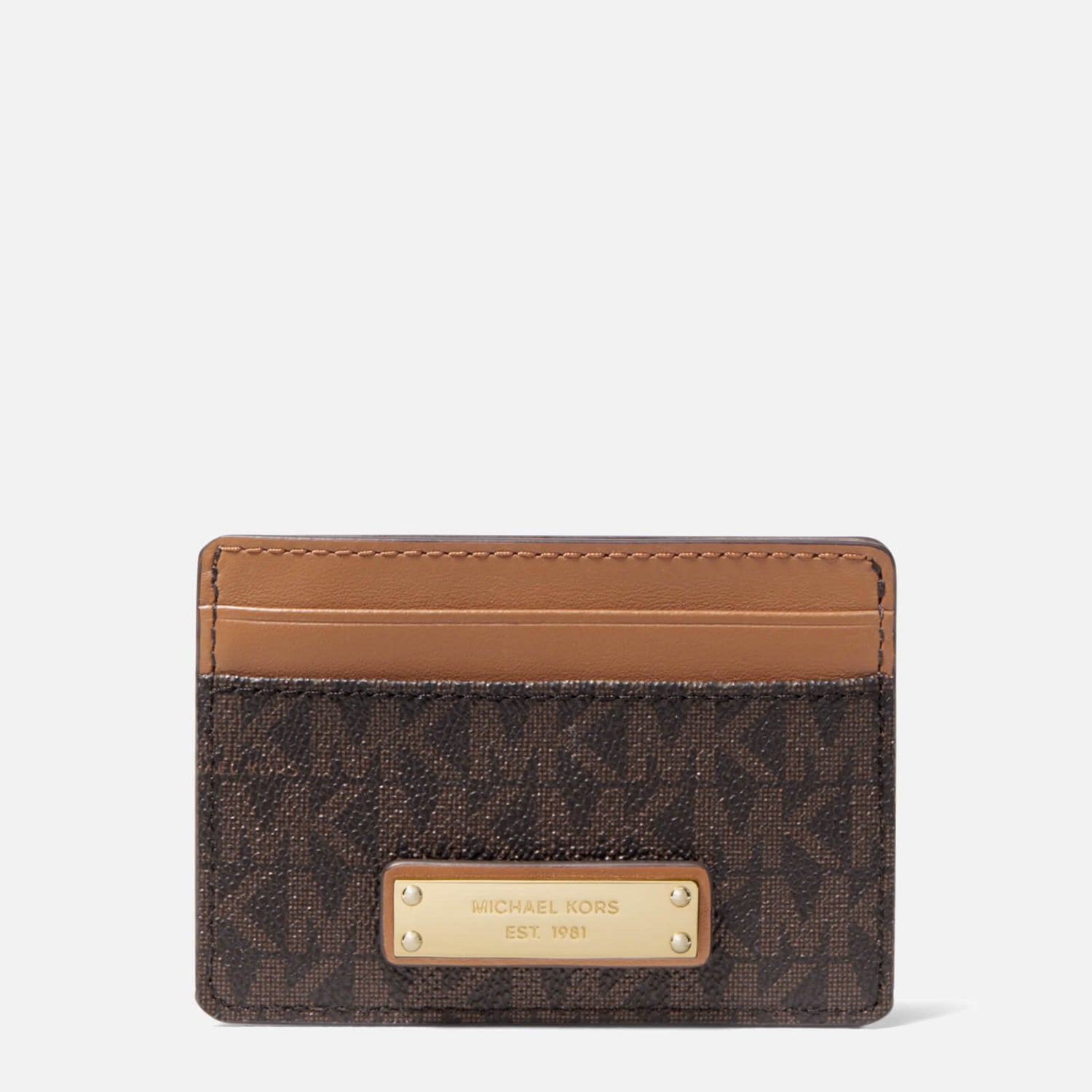 MICHAEL Michael Kors Women's Jet Set Card Holder Brown Free UK