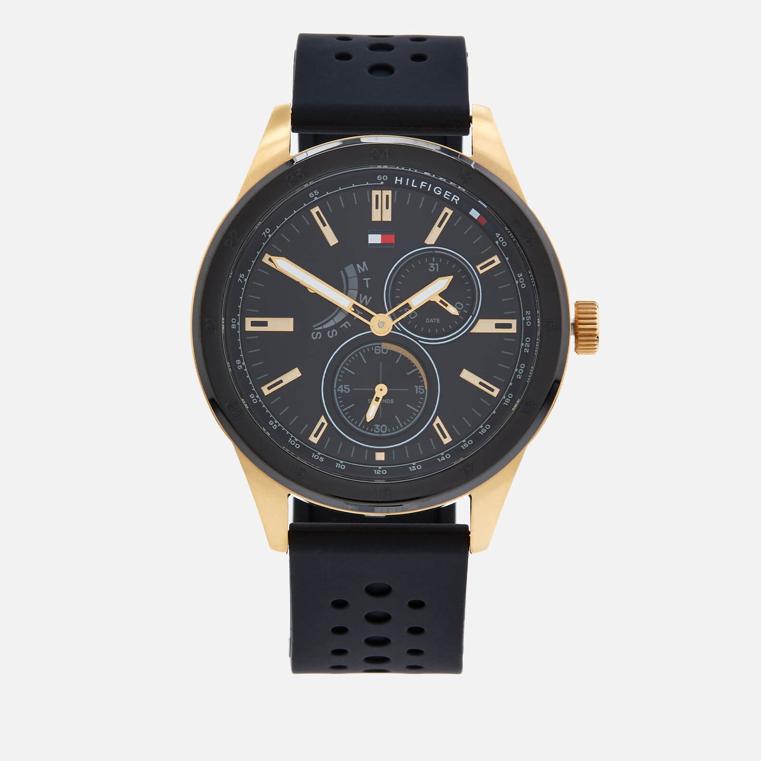 Tommy Hilfiger Men's Austin Metal Strap Watch Black