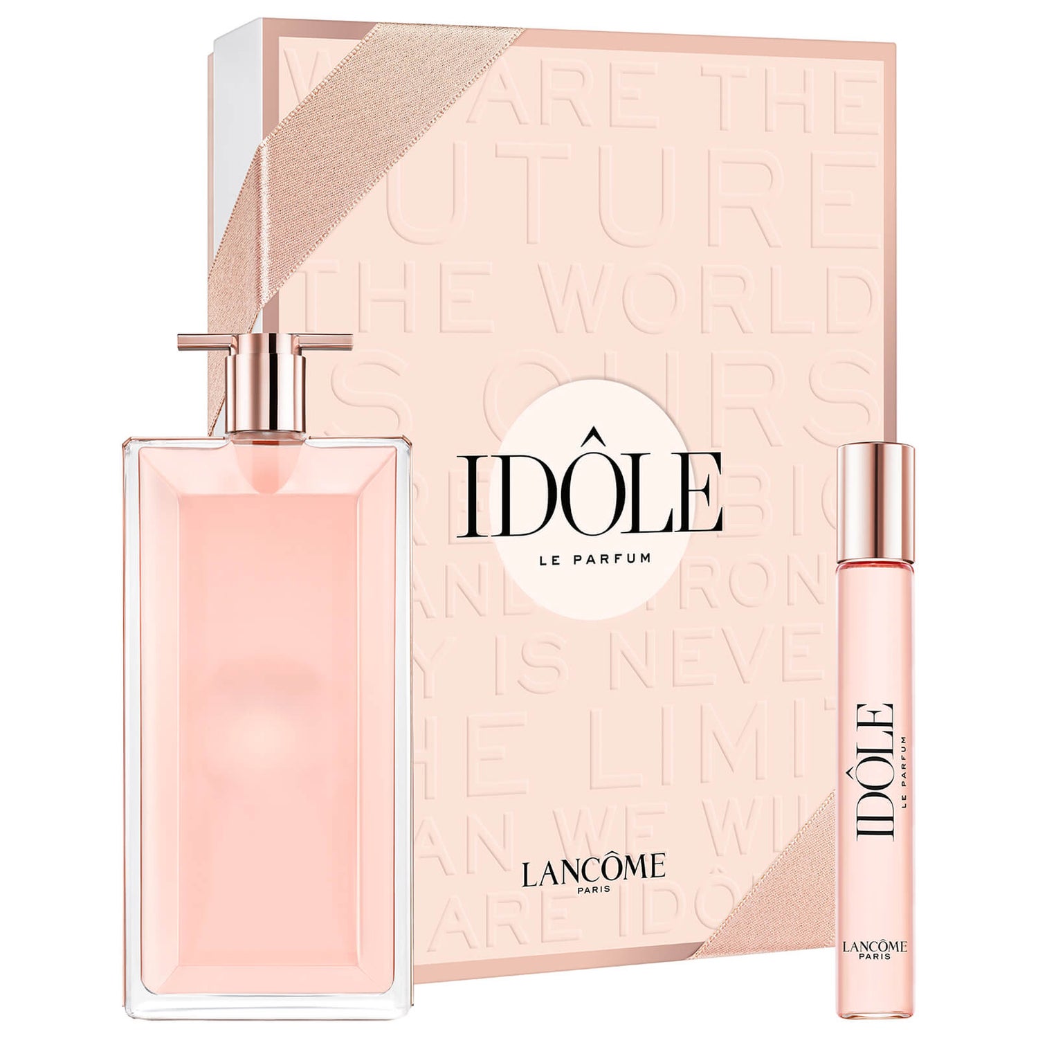Lancome idole отзывы. Набор Idole Lancome подарочный. Lancome Idole, 75 ml. Idôle Lancôme 50 мл. Набор Lancome Idole le Parfum.