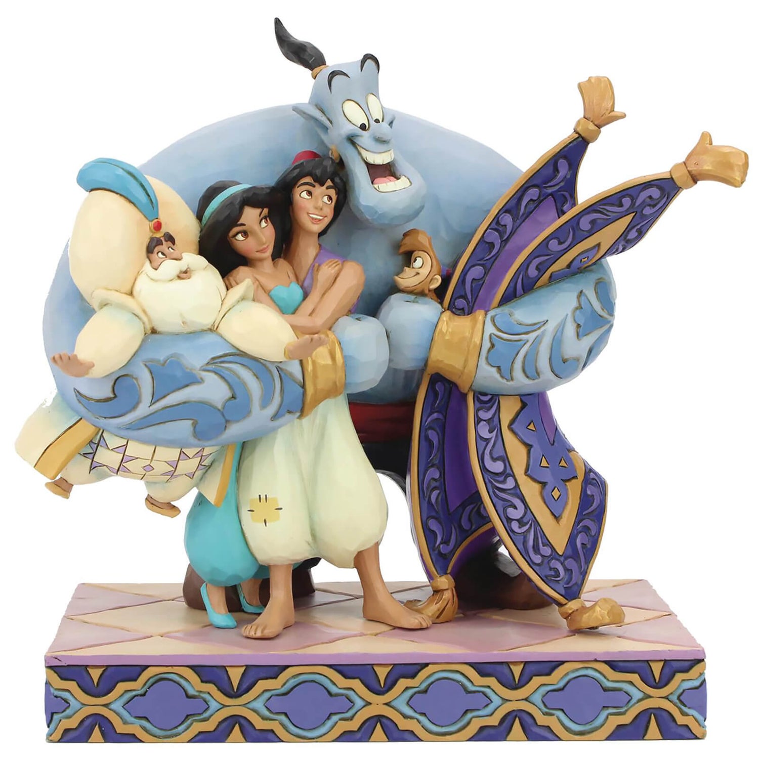Disney Traditions - Group Hug! (Aladdin Figurine)