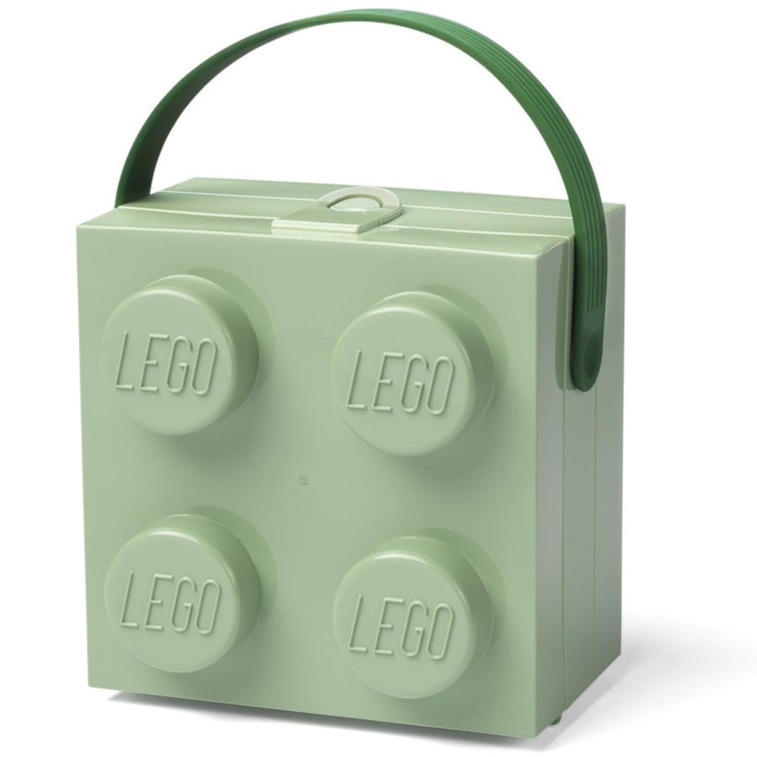 LEGO Lunch Box with Handle - Sand Green