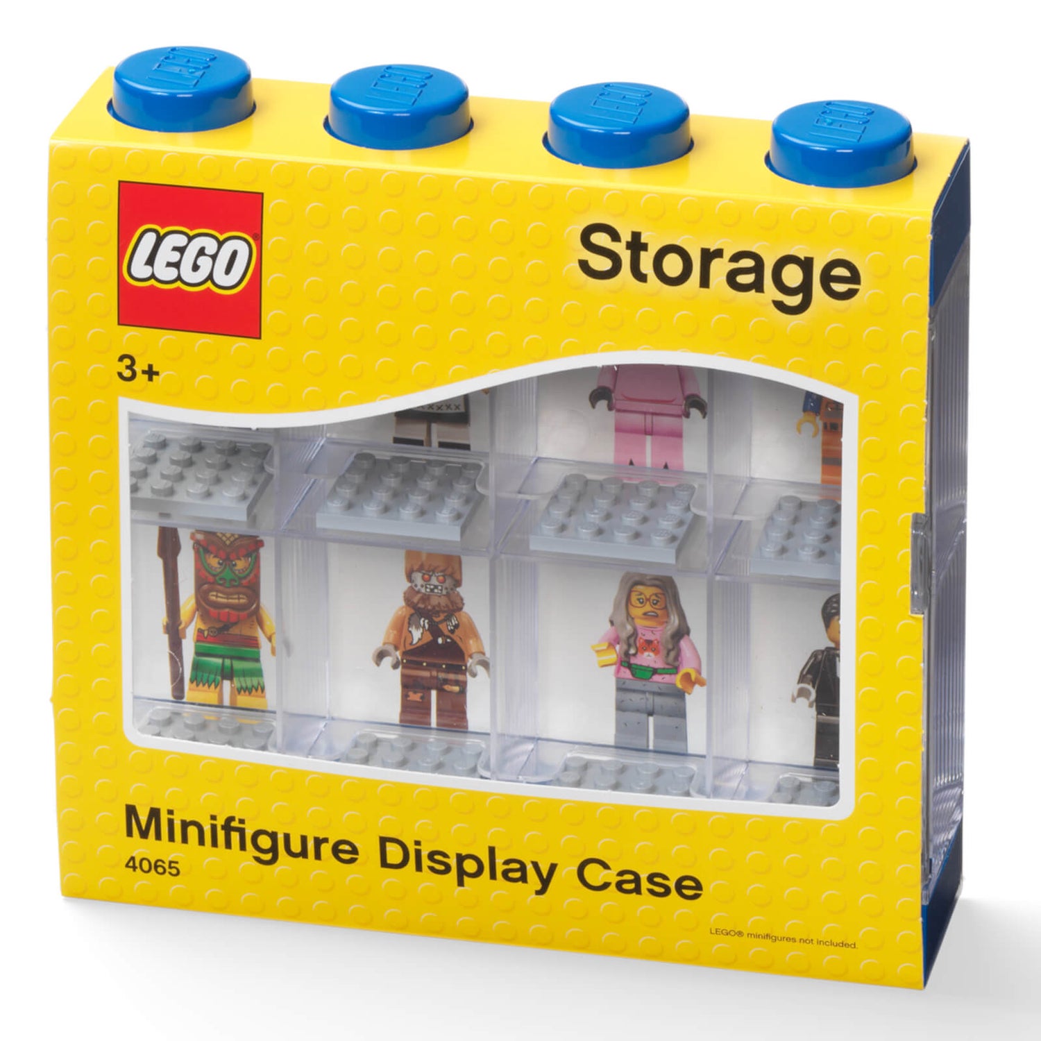 LEGO Mini Figure Display 8 Minifigures Blue Toys Zavvi UK