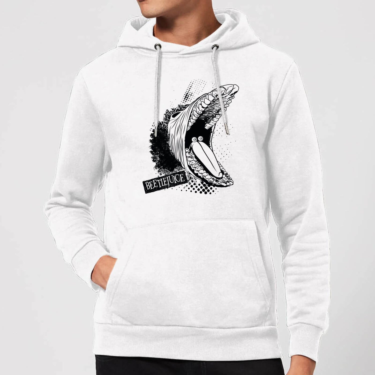 Beetlejuice Barbara Monster Hoodie White Clothing Zavvi UK