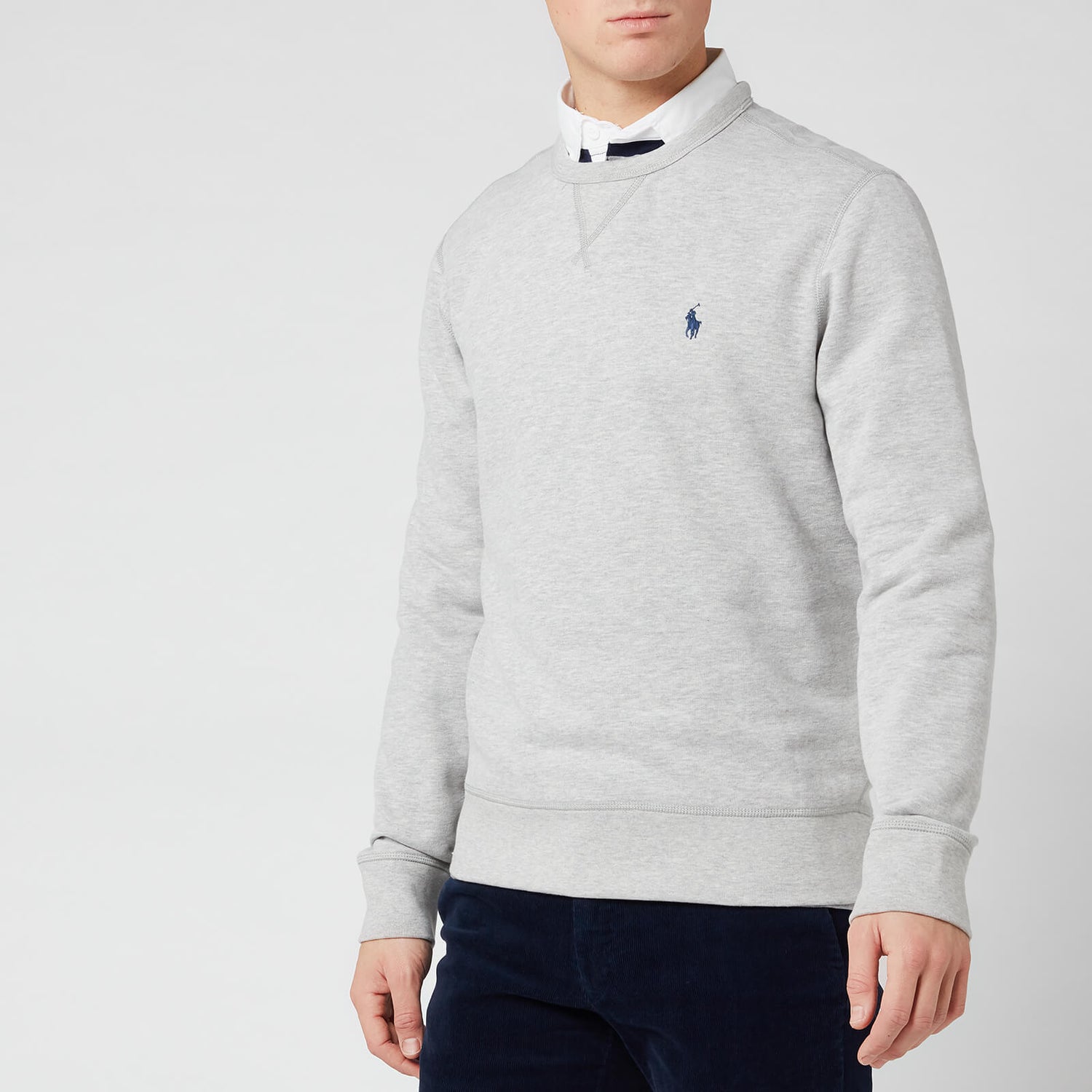 Polo Ralph Lauren Men's Fleece Sweatshirt - Andover Heather - Free UK ...