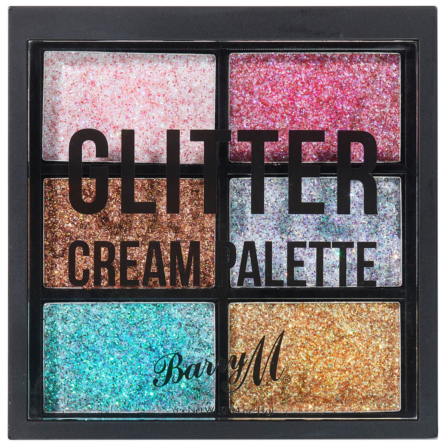 Barry M Cosmetics Glitter Cream Palette 1 룩판타스틱 코리아 해외직구