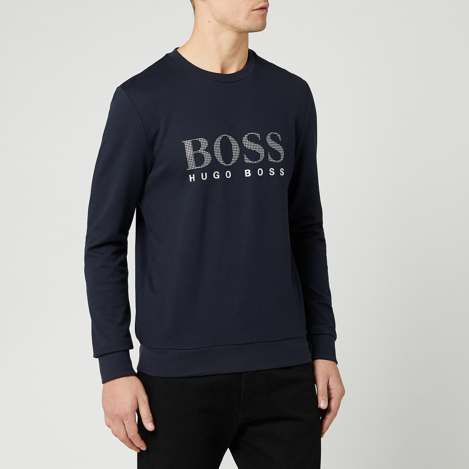 BOSS Hugo Boss Men's Tracksuit Sweatshirt - Navy | TheHut.com