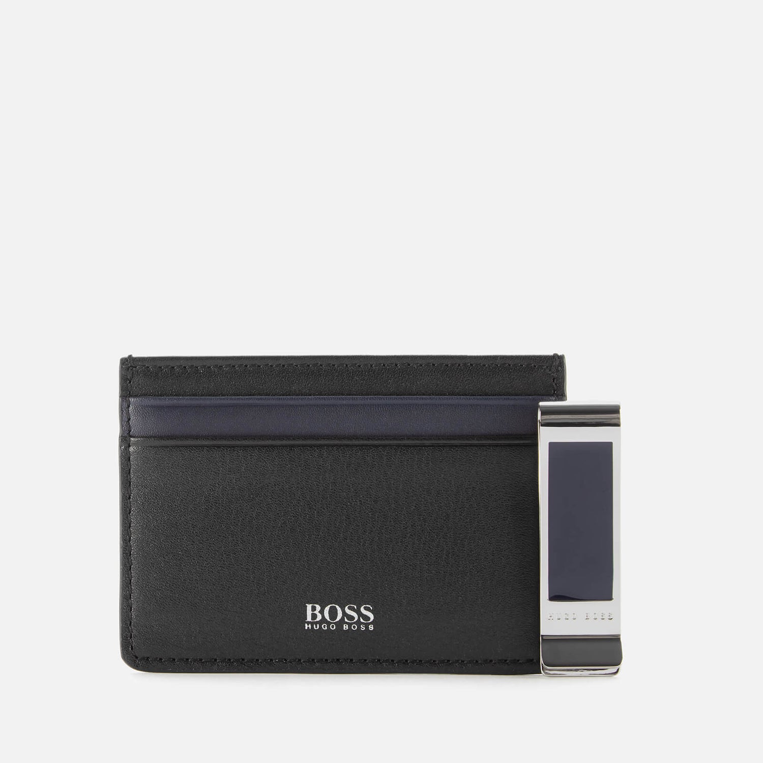 BOSS Hugo Boss Men's Card Holder and Money Clip Gift Set Black
