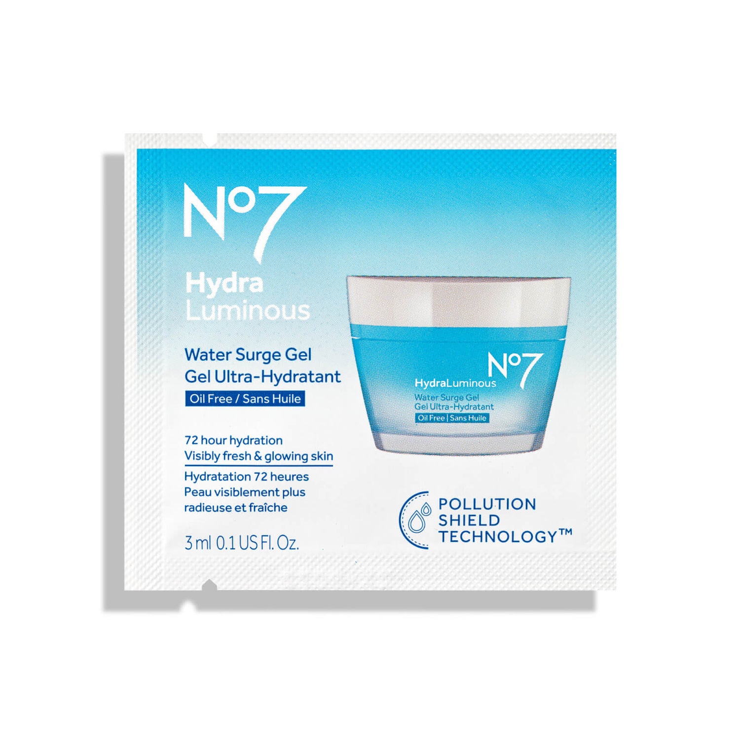 No7 Hydraluminous Water Surge Gel Sachet 3ml