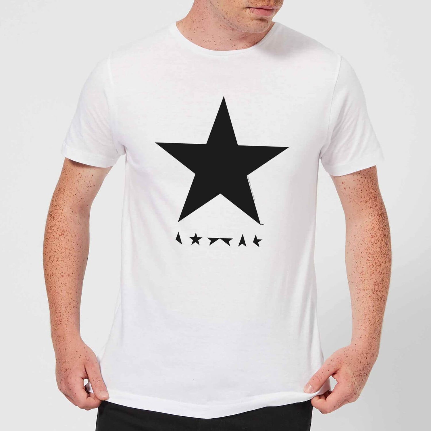 David Bowie Star Men s T Shirt White Clothing Zavvi Australia