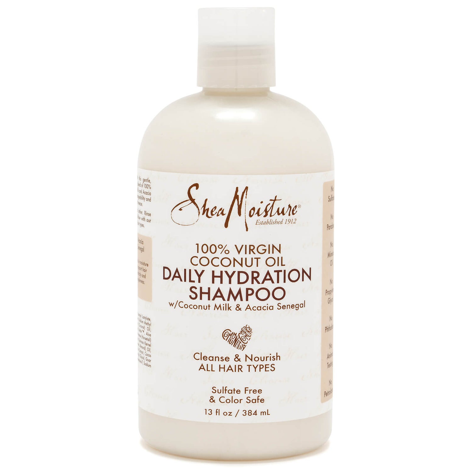 SheaMoisture 100 Virgin Coconut Oil Daily Hydration Shampoo 384ml