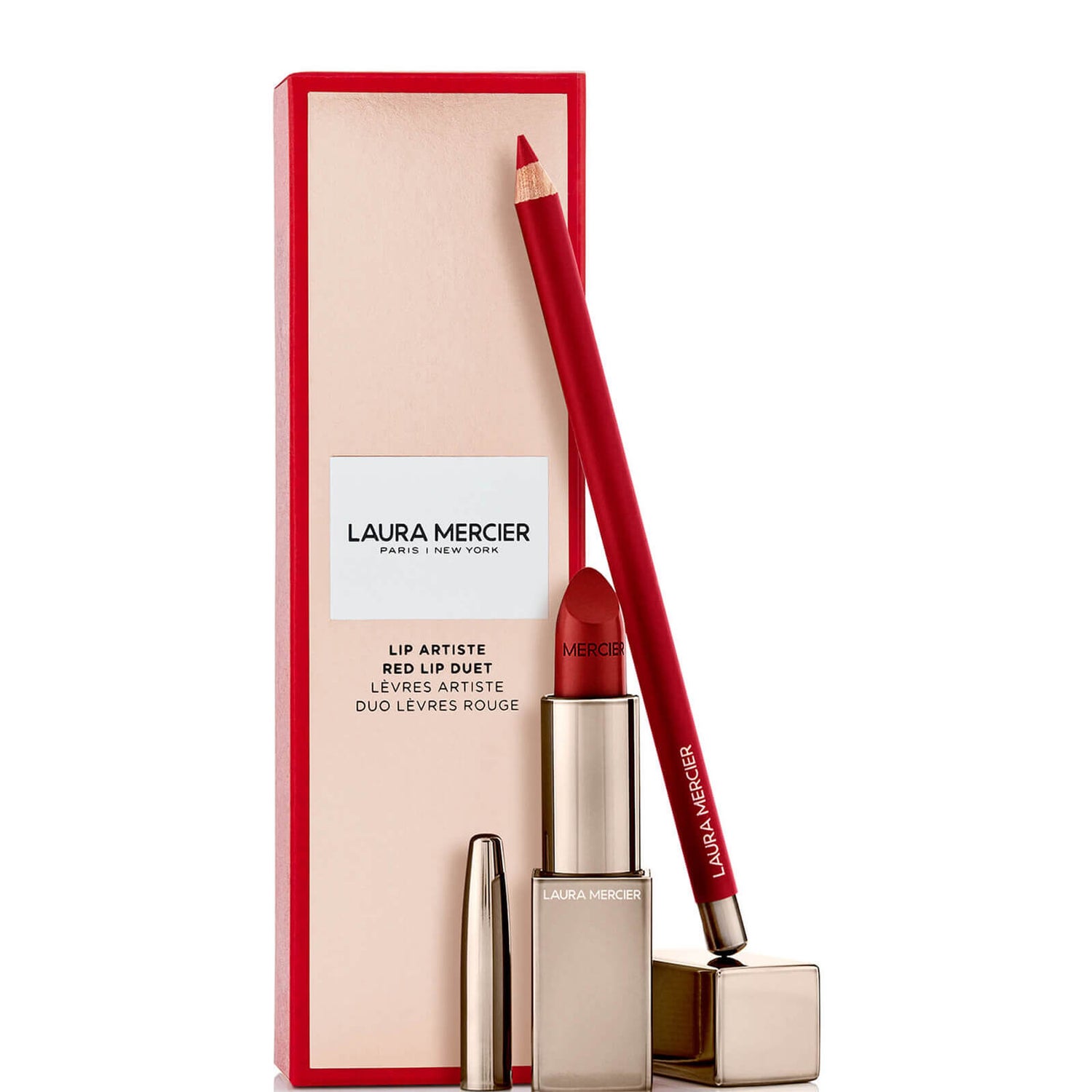 Laura Mercier Lip Artiste Red Lip Duet LOOKFANTASTIC