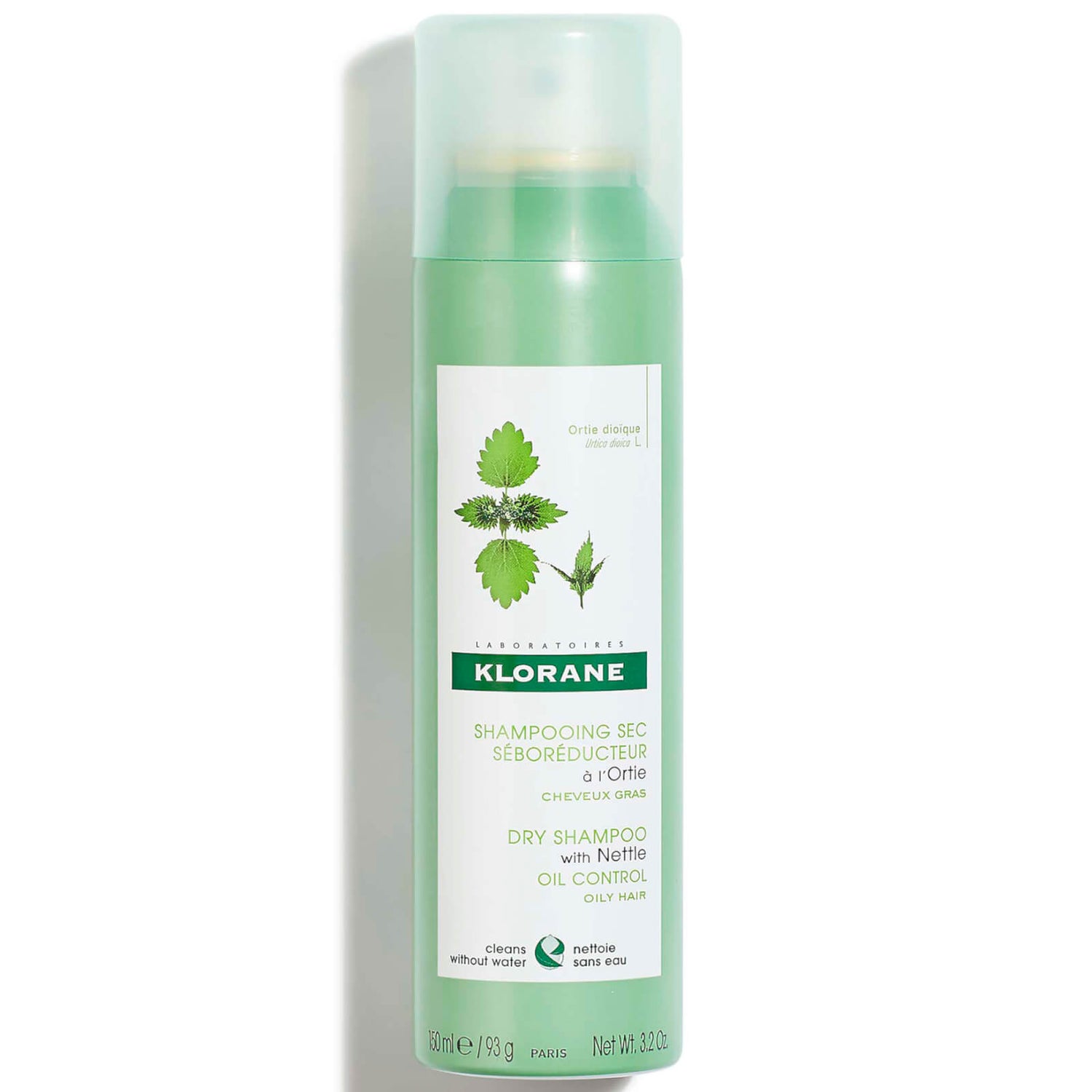 Klorane Dry Shampoo with Nettle Oil Control 3.2 oz. Dermstore