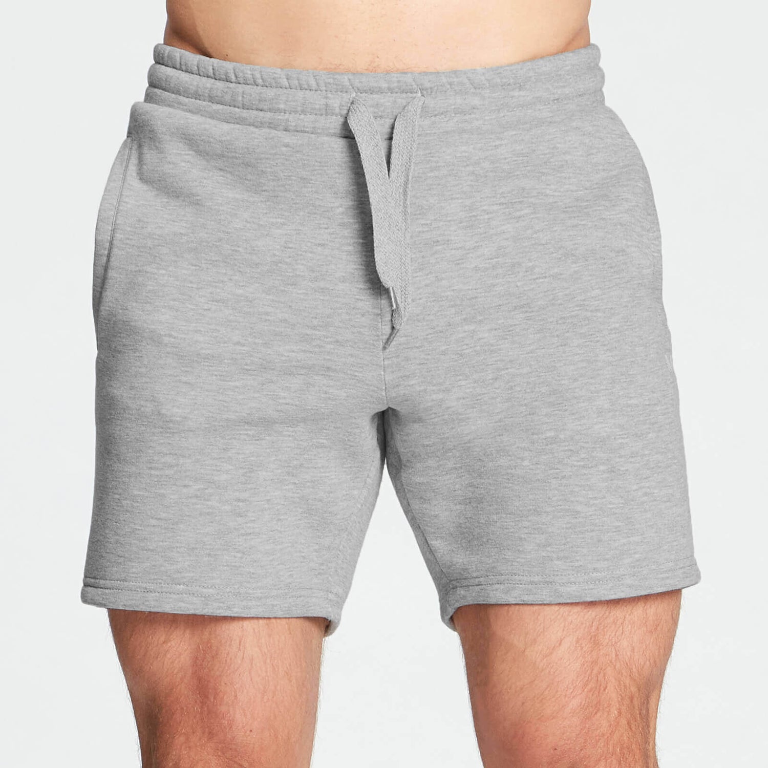men grey sweatshorts