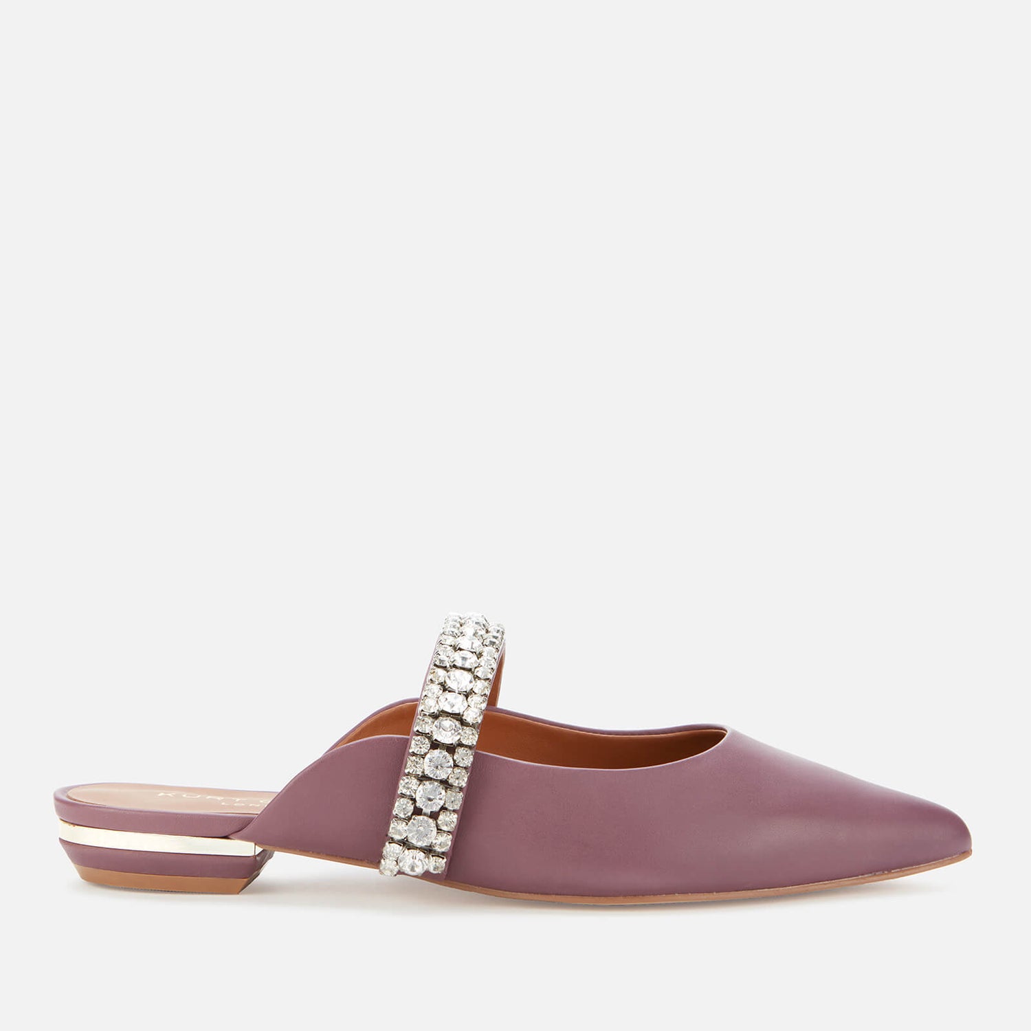 Kurt Geiger London Women's Princely Leather Pointed Flat Mules - Lilac ...
