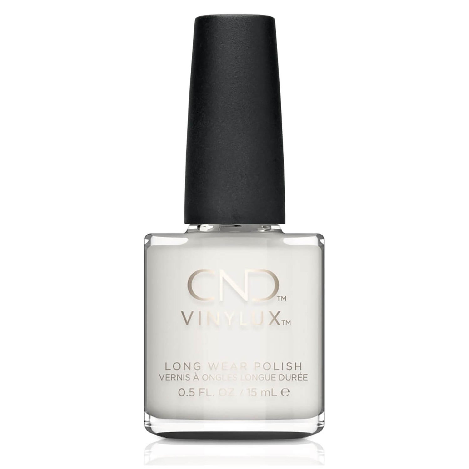 CND Vinylux Studio White Nail Varnish 15ml LOOKFANTASTIC