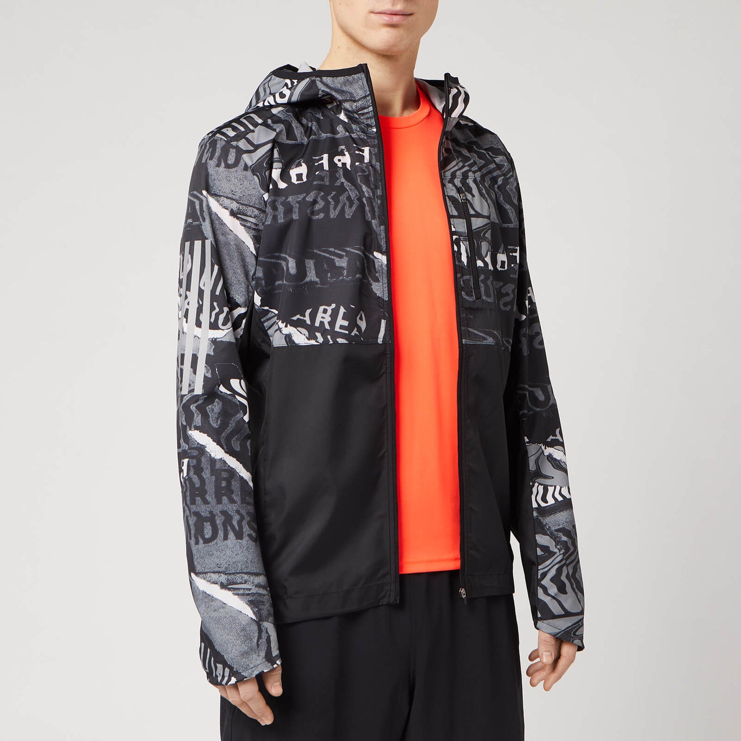 adidas Men's Own the Run Jacket - Black | TheHut.com