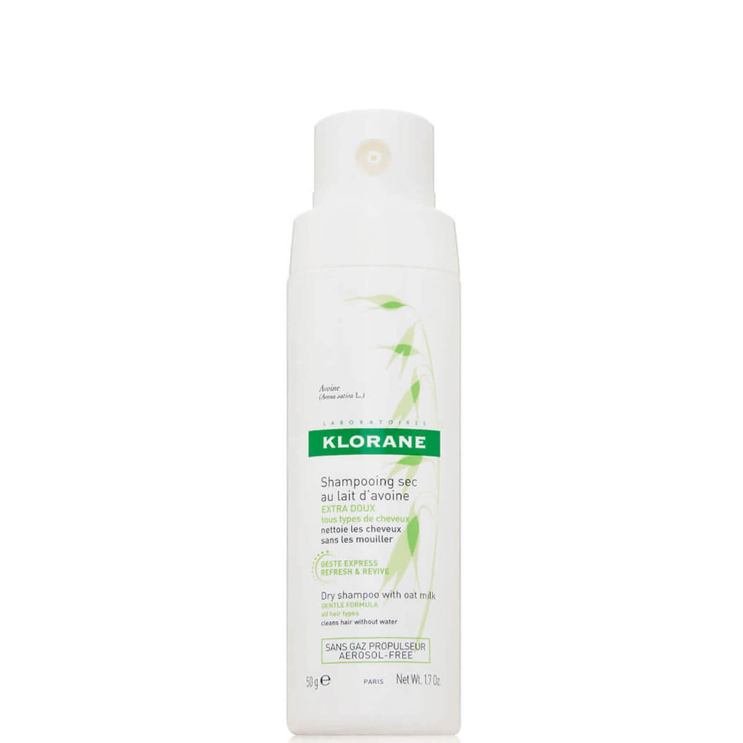 KLORANE Dry Shampoo With Oat Milk NonAerosol (1.7 oz.) Dermstore