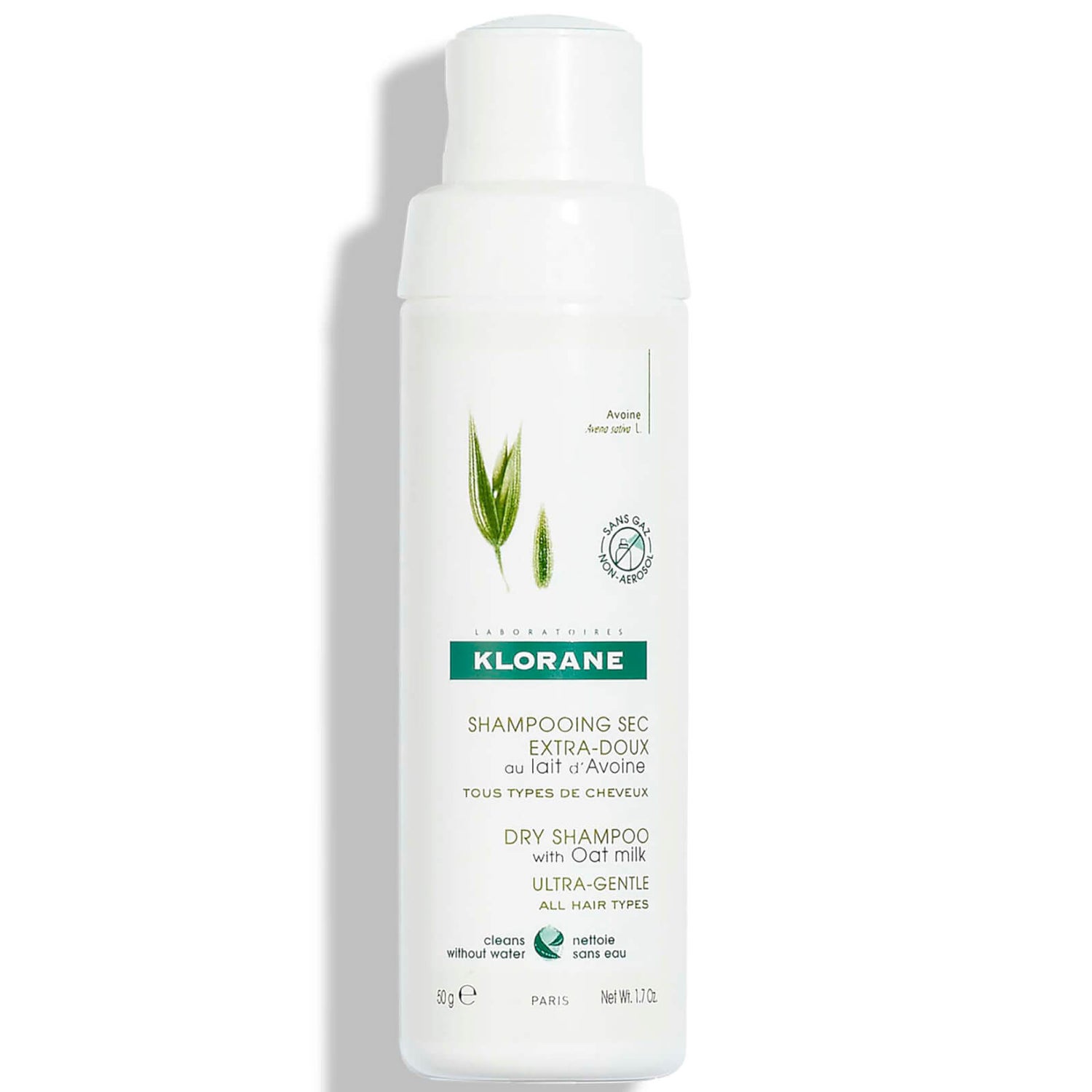 KLORANE Dry Shampoo With Oat Milk NonAerosol (1.7 oz.) Dermstore