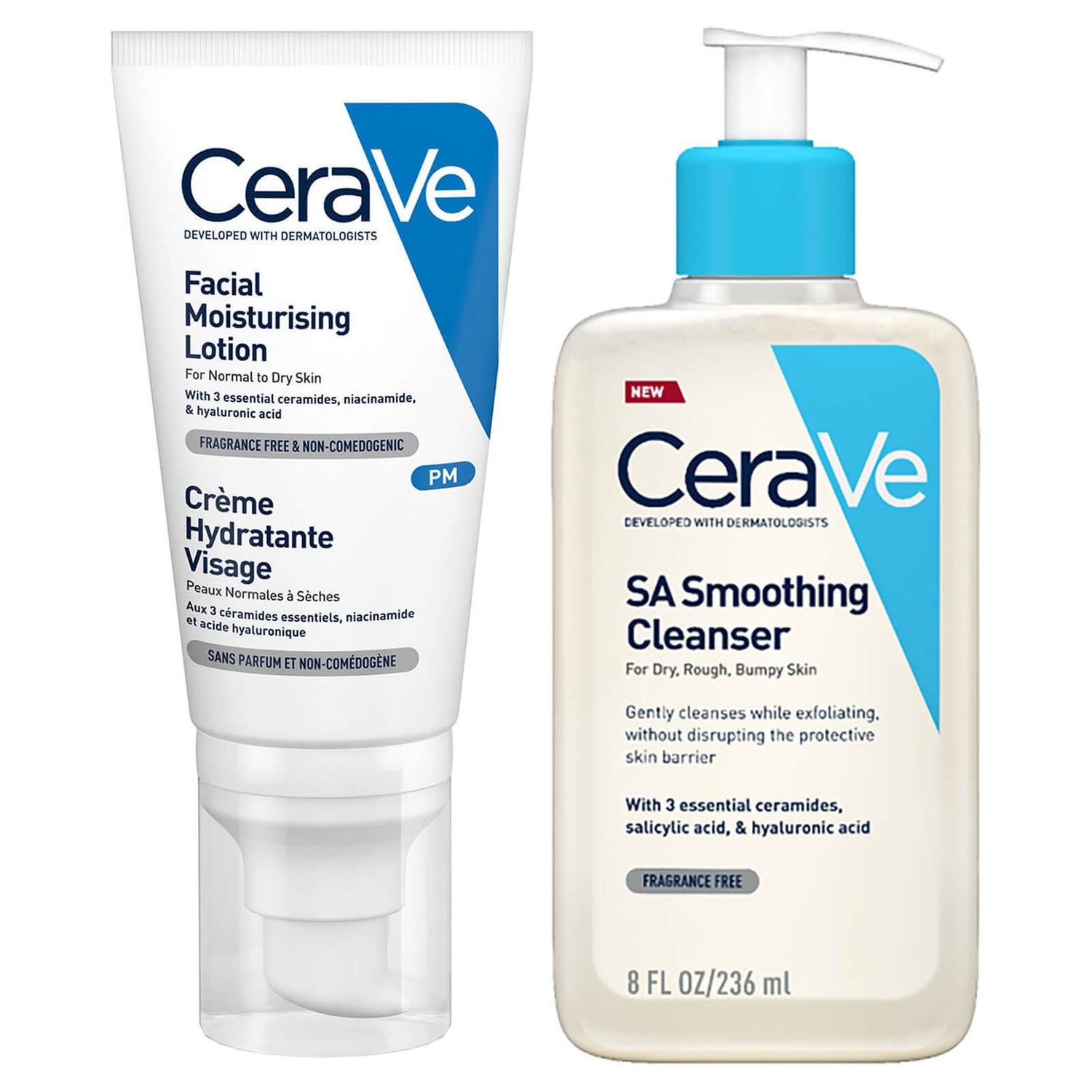 CeraVe Smoothing Skin Night Time Bundle