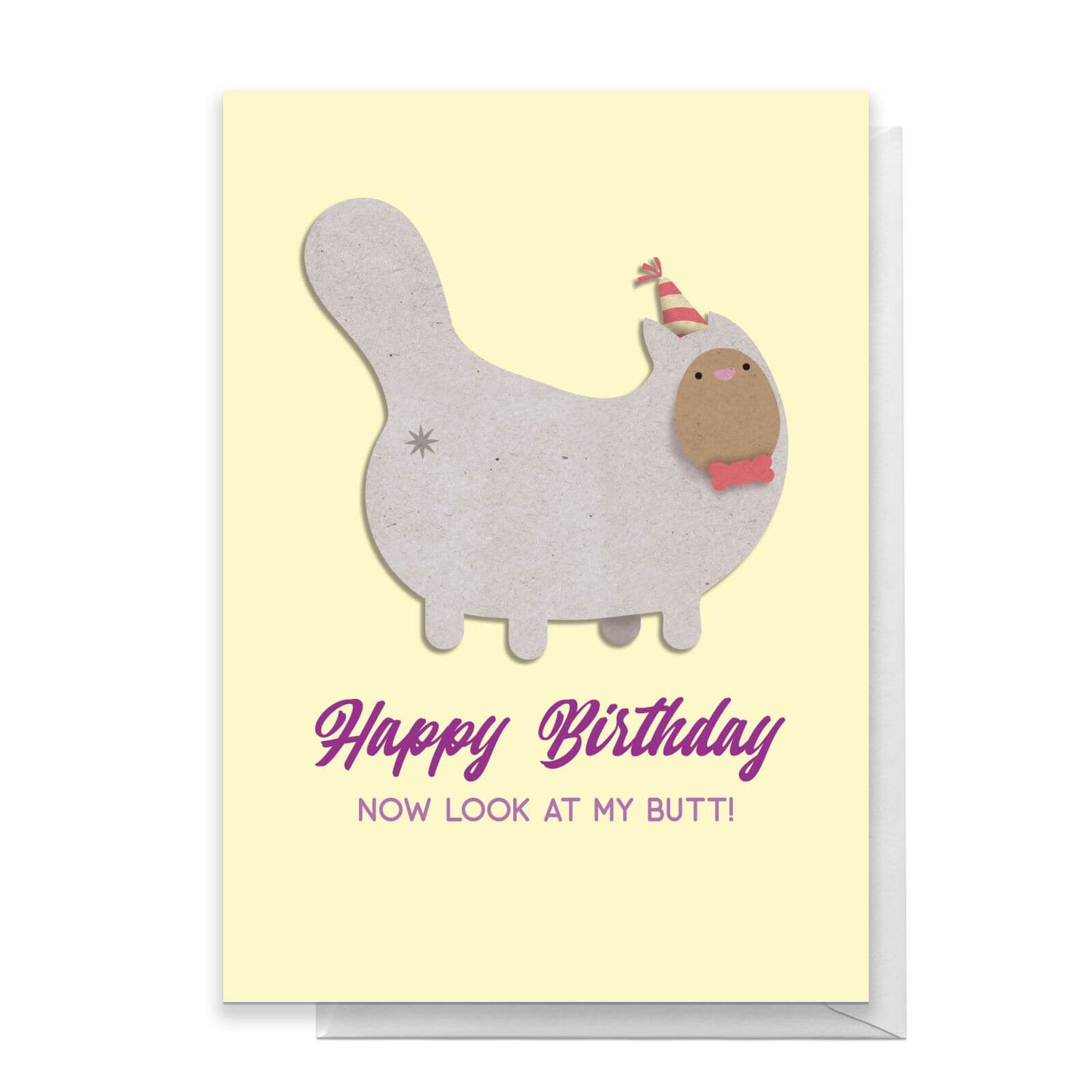Happy Birthday Now Look At My Butt! Greetings Card IWOOT UK