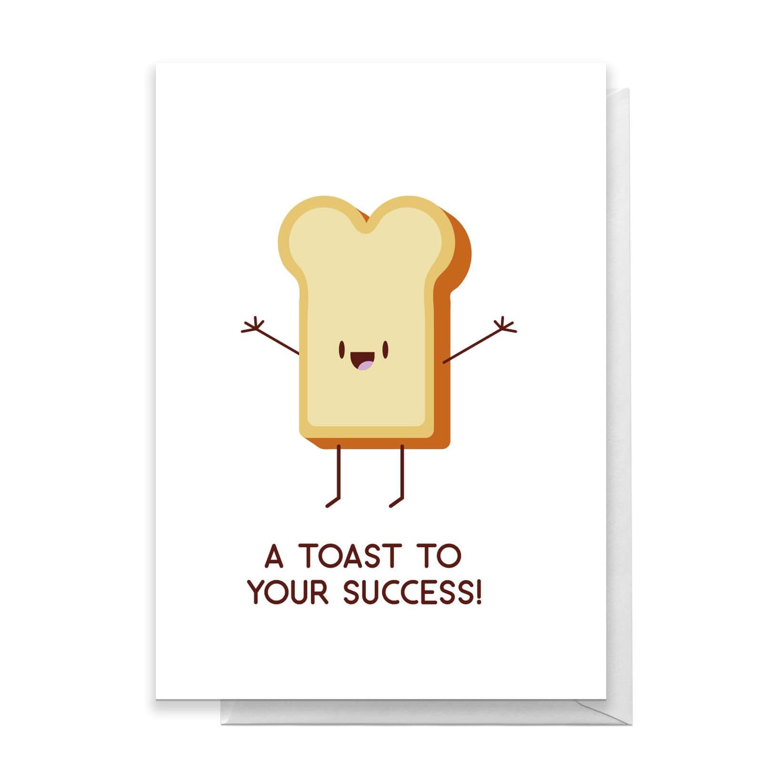A Toast To Your Success! Greetings Card IWOOT UK