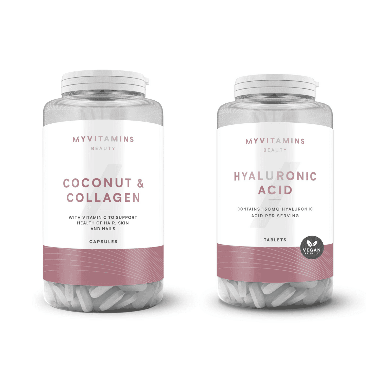 Myvitamins Coconut and Collagen & Hyaluronic Acid Bundle Myvitamins