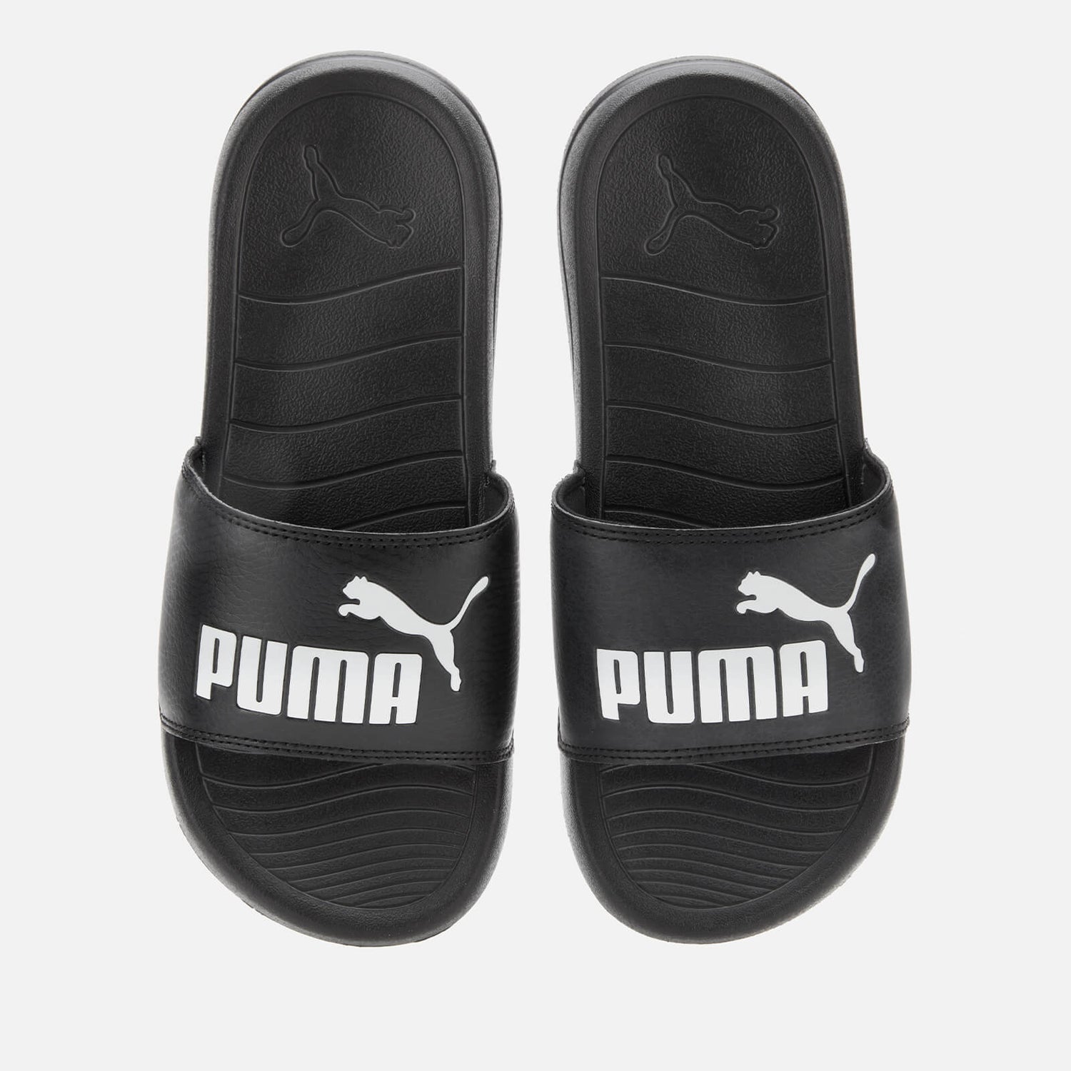 Puma Men's Popcat 20 Slide Sandals - Puma Black/Puma White ...